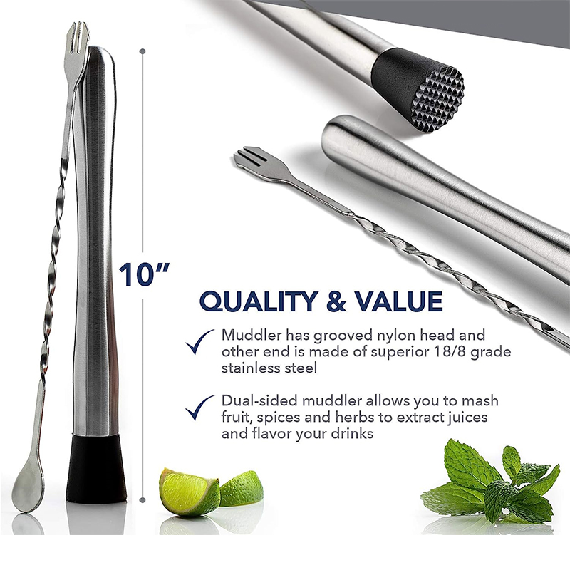 LMETJMA 10 Inch Stainless Stee - Bitters Bottle Set ulasan dan harga