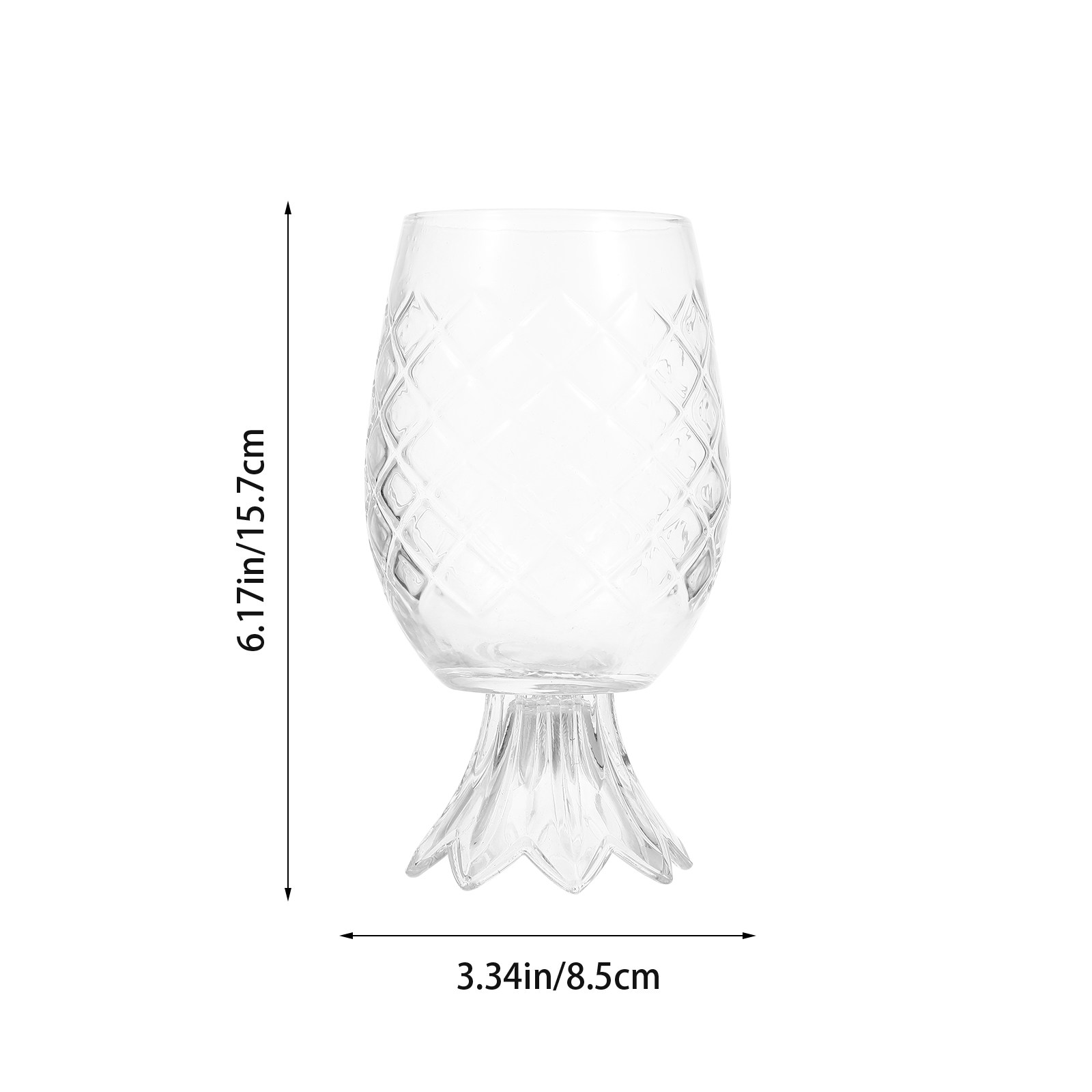 Pineapple Shaped Cocktail Glas - Home Bar Set ulasan dan harga