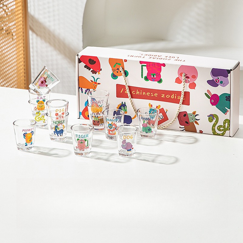 Shot Glasses Set 12Pcs 50ml Ca - Home Bar Set ulasan dan harga