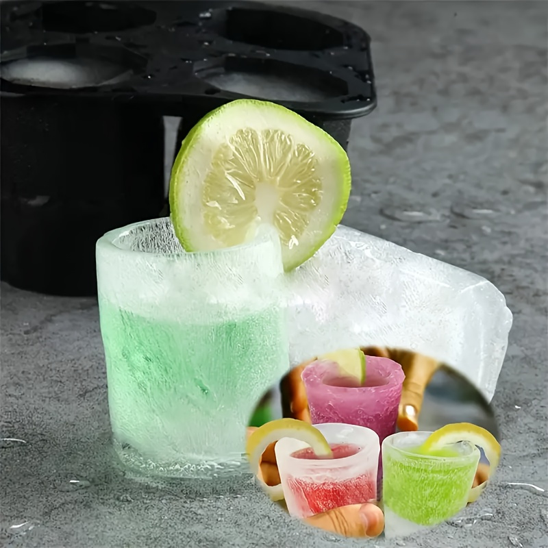 4 Cup Shape Silicone Ice Cube  - Ice Mold Sphere ulasan dan harga