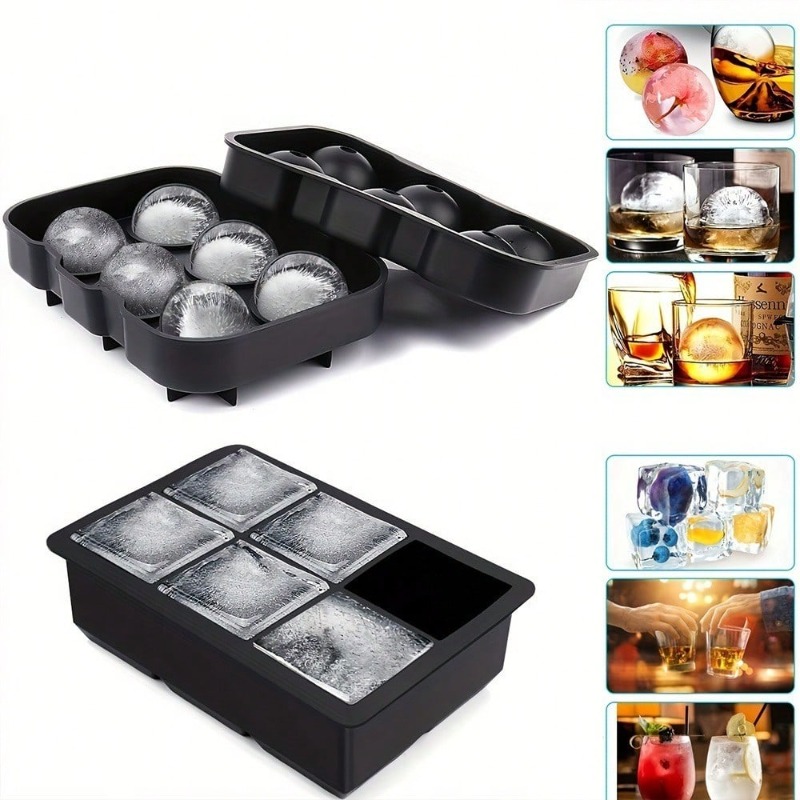 Premium Silicone Ice Cube Tray - Ice Mold Sphere ulasan dan harga