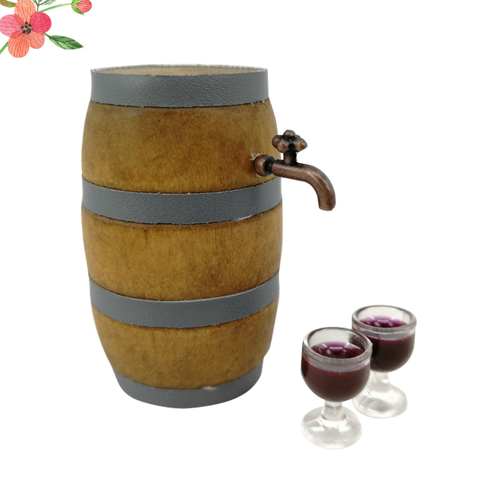 Mini Red Wine Barrel Set Reali - Home Bar Set ulasan dan harga
