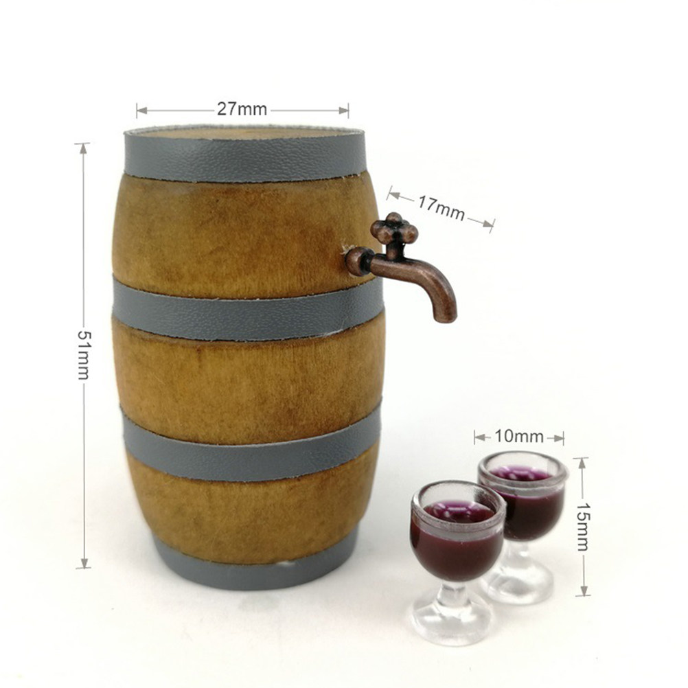 Mini Red Wine Barrel Set Reali - Home Bar Set ulasan dan harga