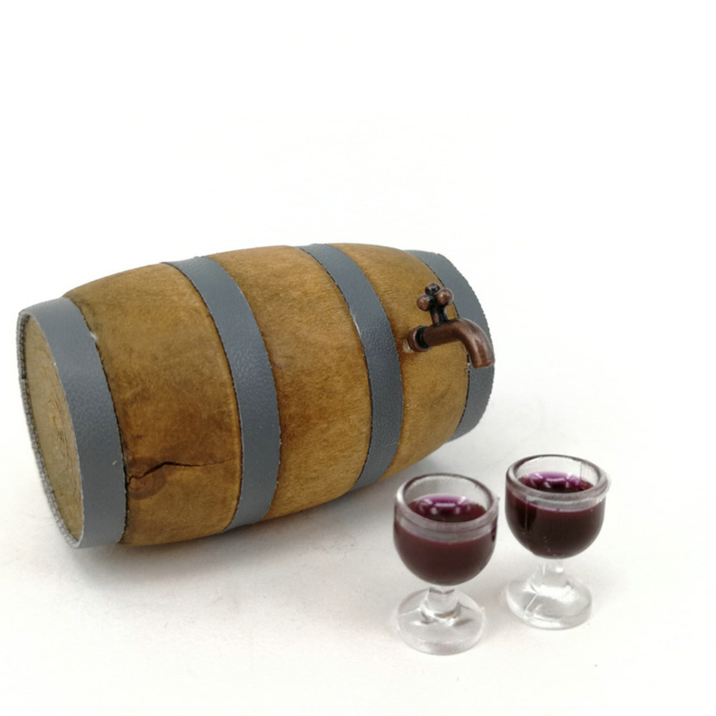 Mini Red Wine Barrel Set Reali - Home Bar Set ulasan dan harga