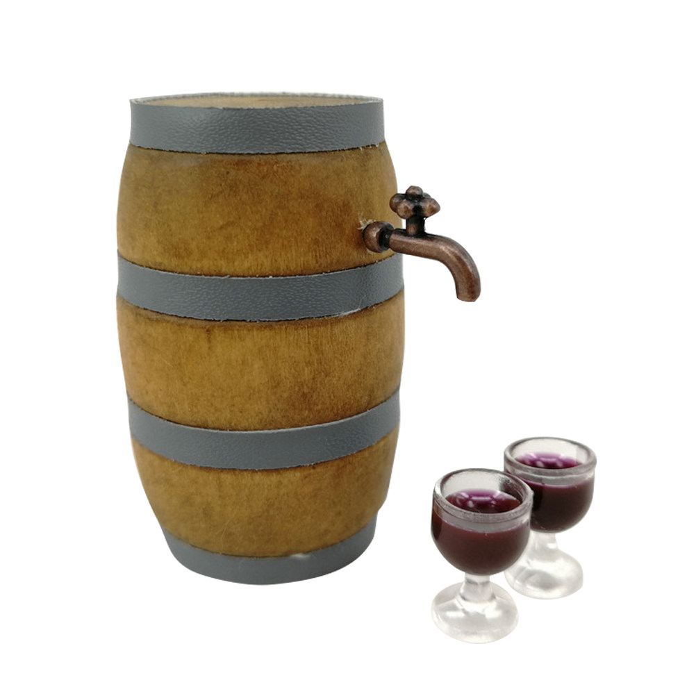 Mini Red Wine Barrel Set Reali - Home Bar Set ulasan dan harga