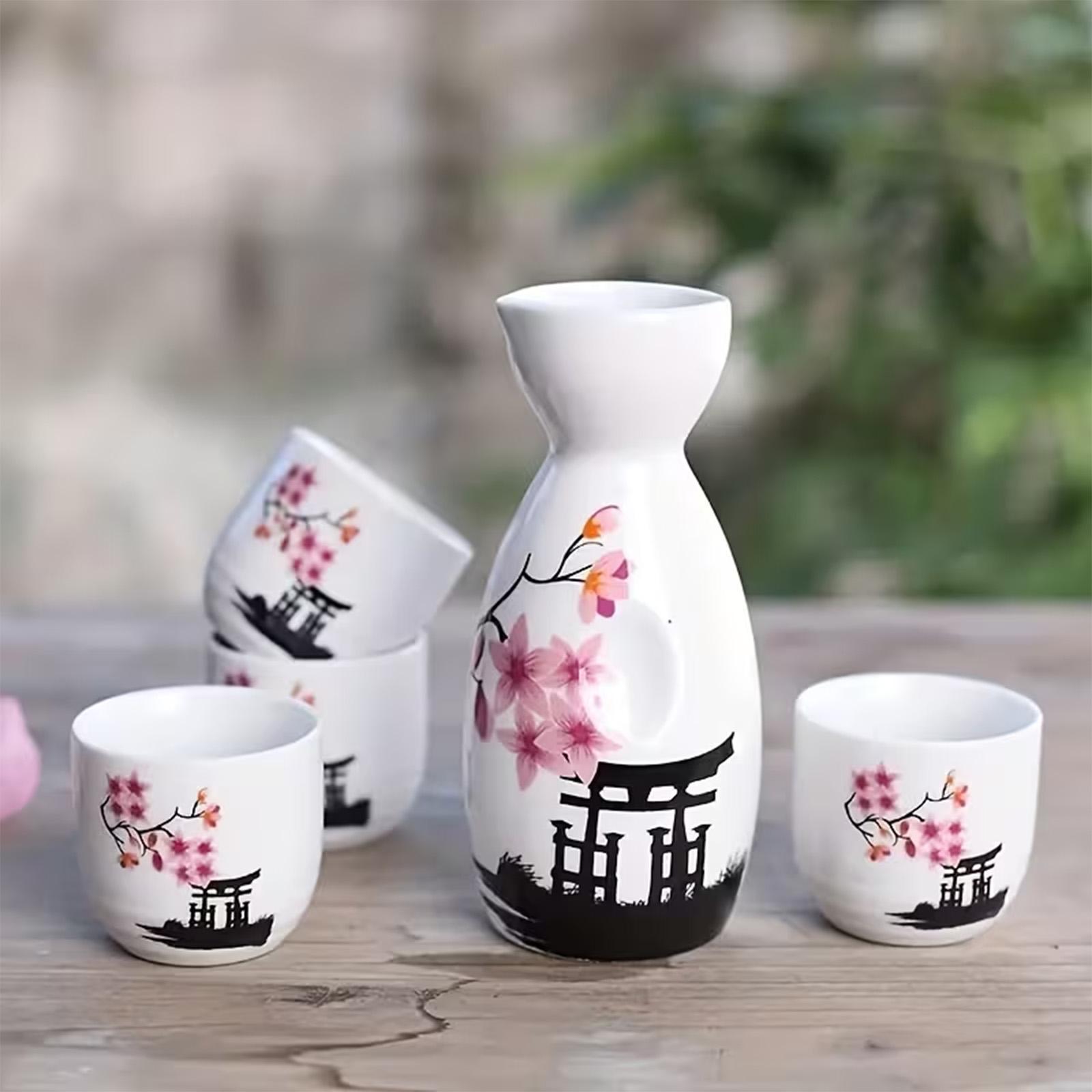 Japanese Sake Set Flower Patte - Home Bar Set ulasan dan harga